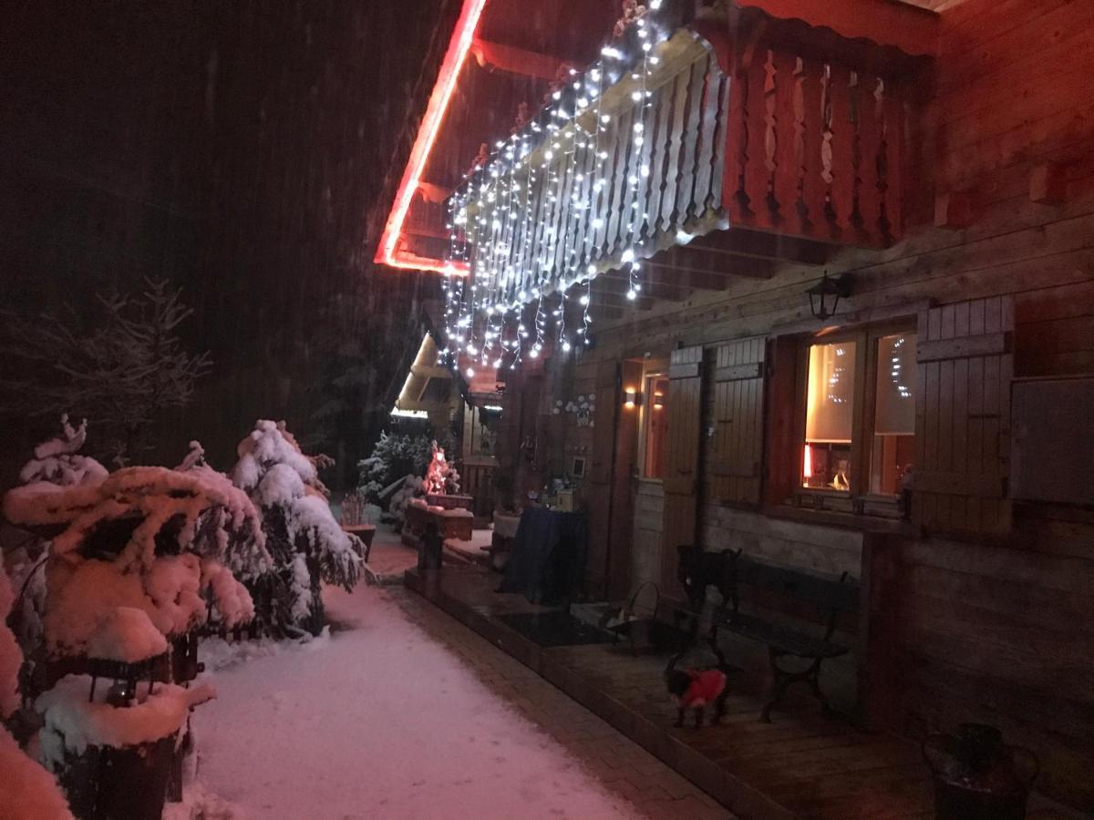 Вилла Le Blanc Nordique Le Bouchet-Mont Charvin Экстерьер фото