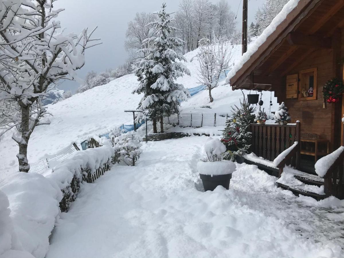 Вилла Le Blanc Nordique Le Bouchet-Mont Charvin Экстерьер фото