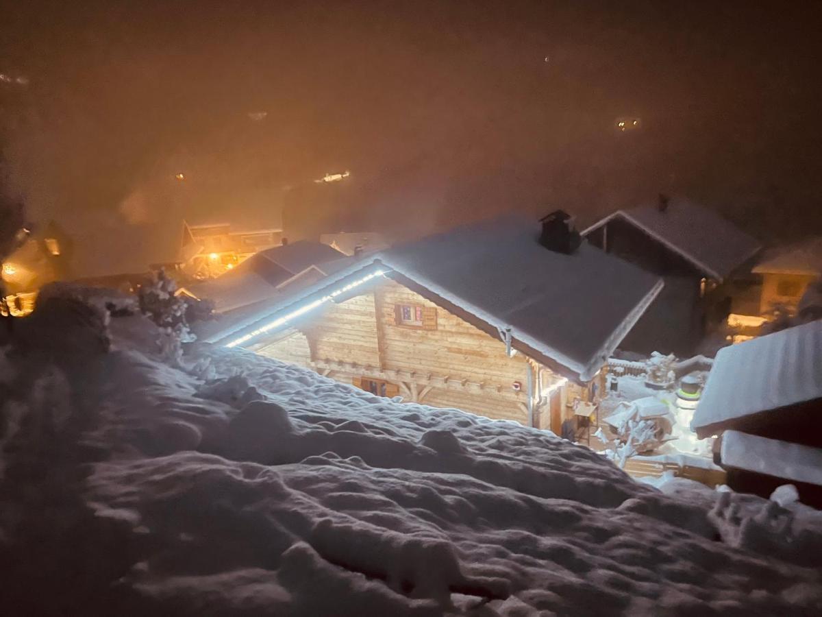 Вилла Le Blanc Nordique Le Bouchet-Mont Charvin Экстерьер фото