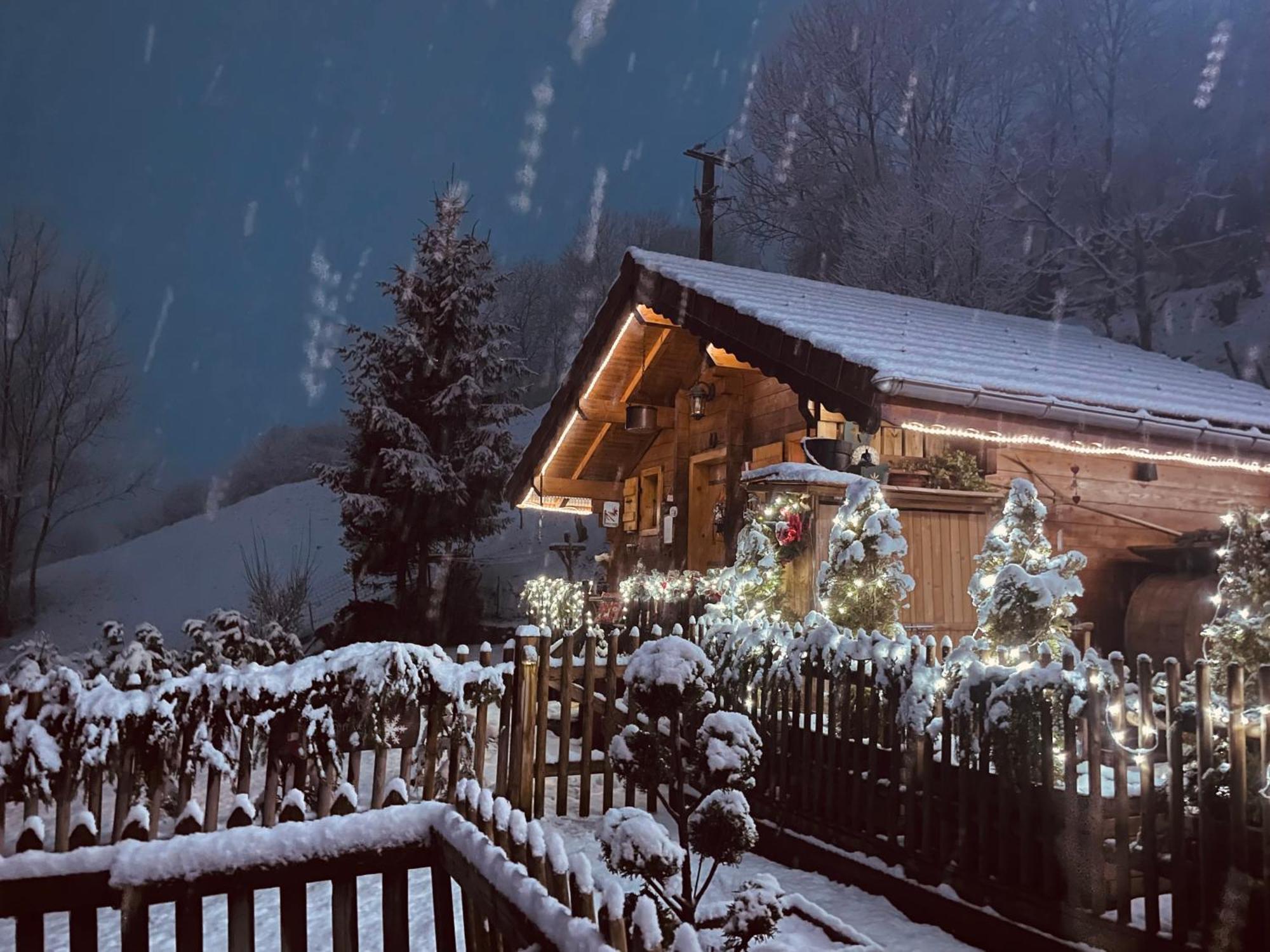 Вилла Le Blanc Nordique Le Bouchet-Mont Charvin Экстерьер фото